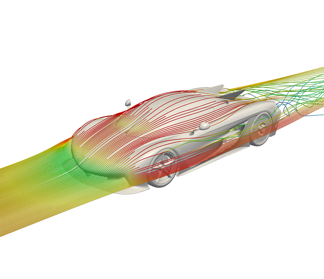 Koenigsegg Jesko Aerodynamics Simulation